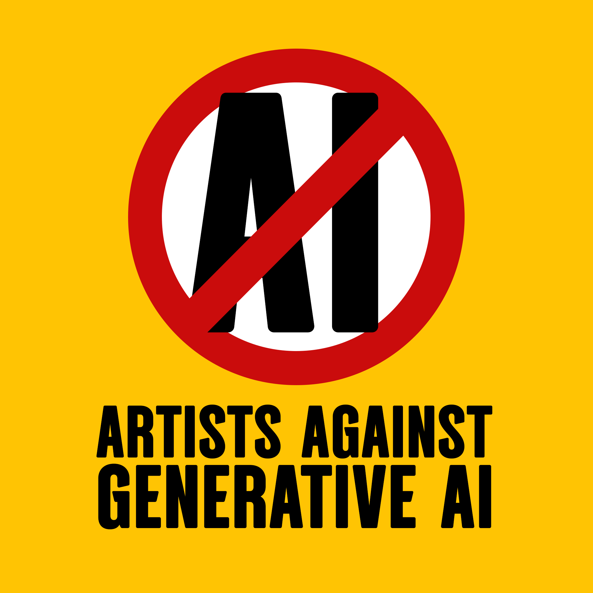 Artists Against Generative AI asset